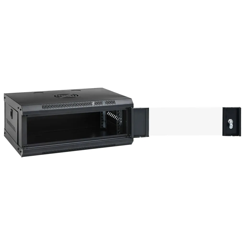 vidaXL Coffret de réseau mural 4U 19" IP20 53x40x21 cm 