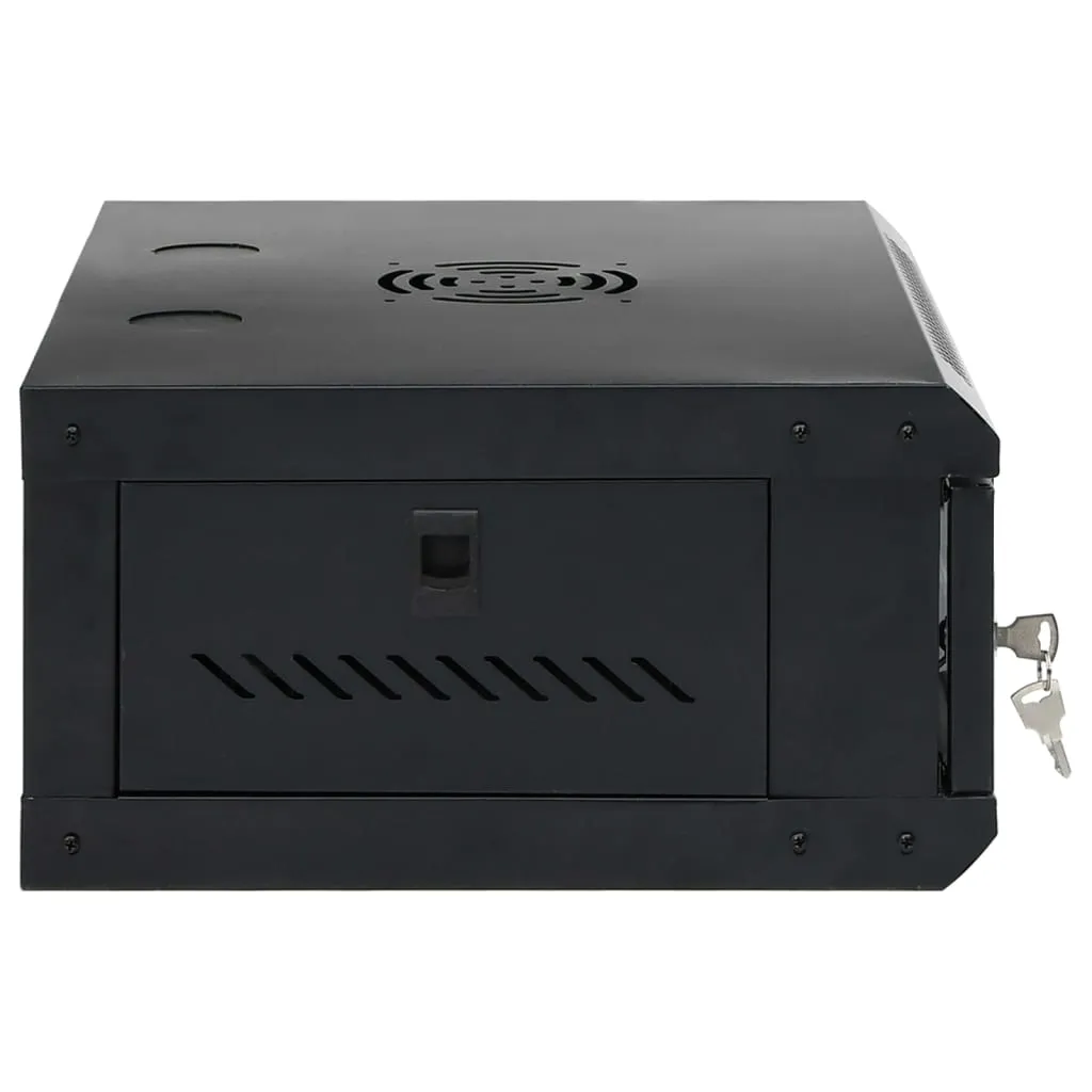 vidaXL Coffret de réseau mural 4U 19" IP20 53x40x21 cm 