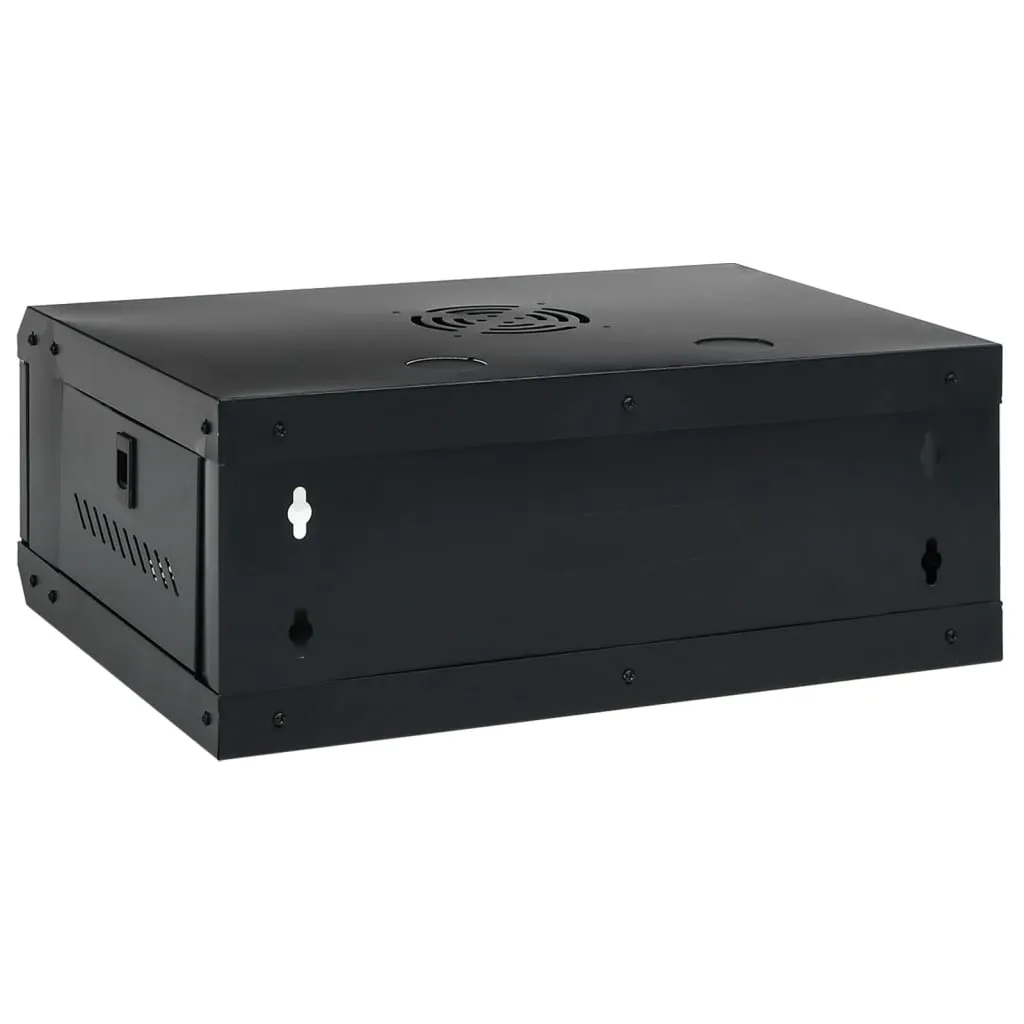 vidaXL Coffret de réseau mural 4U 19" IP20 53x40x21 cm 