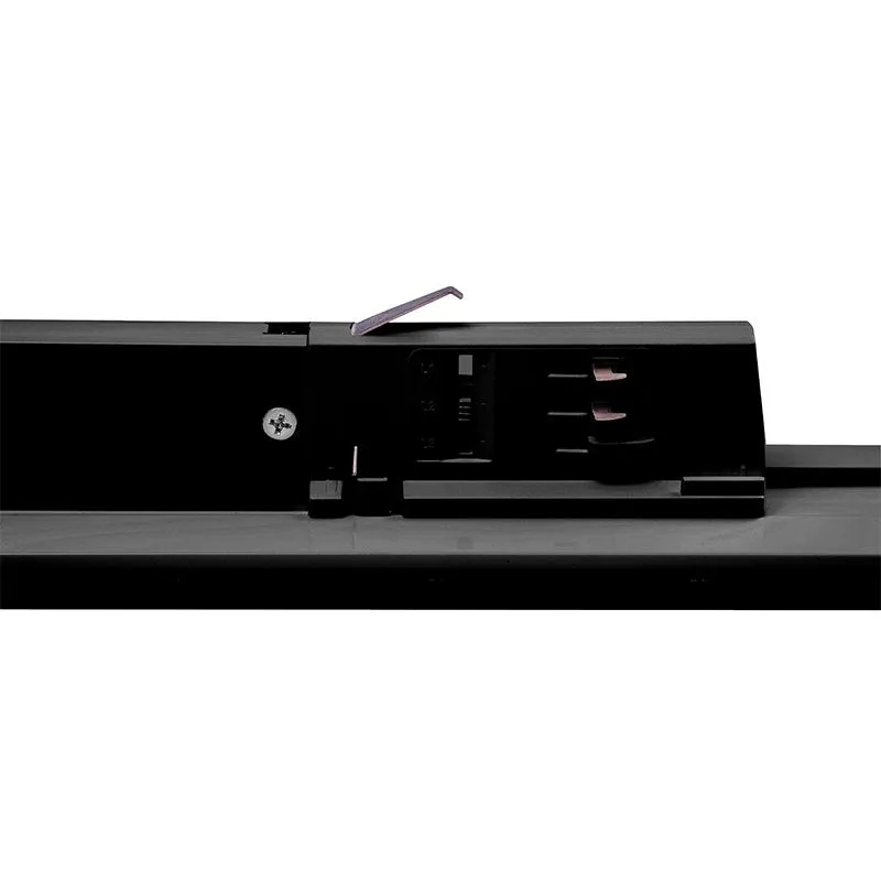 Zwart 3-fase railarmatuur Tora, 35W, white switch, 60 cm, Pro